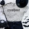 crashout embroidered color blast tshirt
