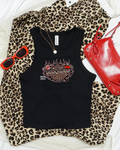 Harley cherry cropped tank