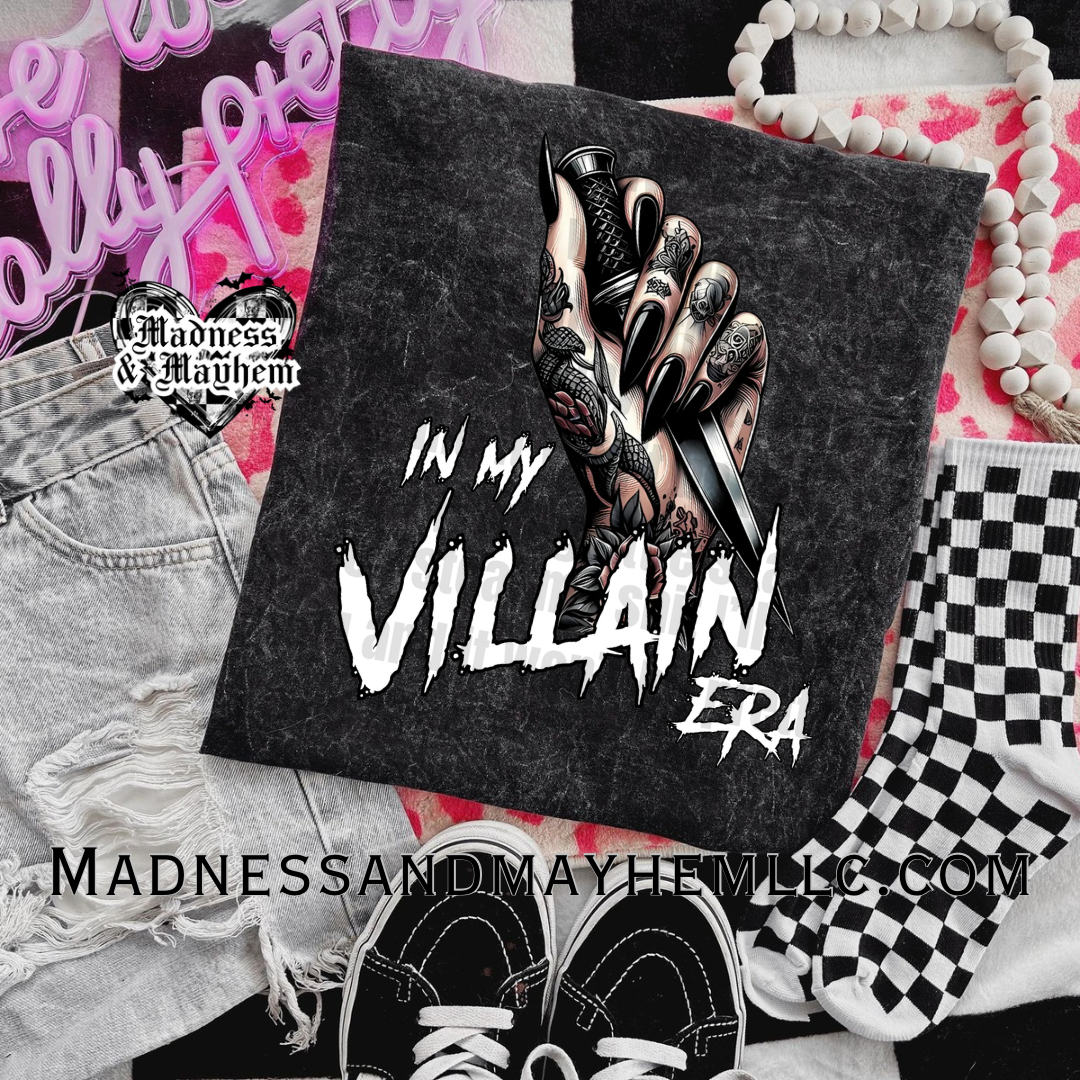Villain era mineral wash tee