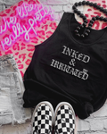 inked & irritated unisex tank