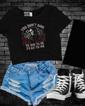 Dead to me Cropped Tee