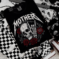 Mother rose skull tshirt
