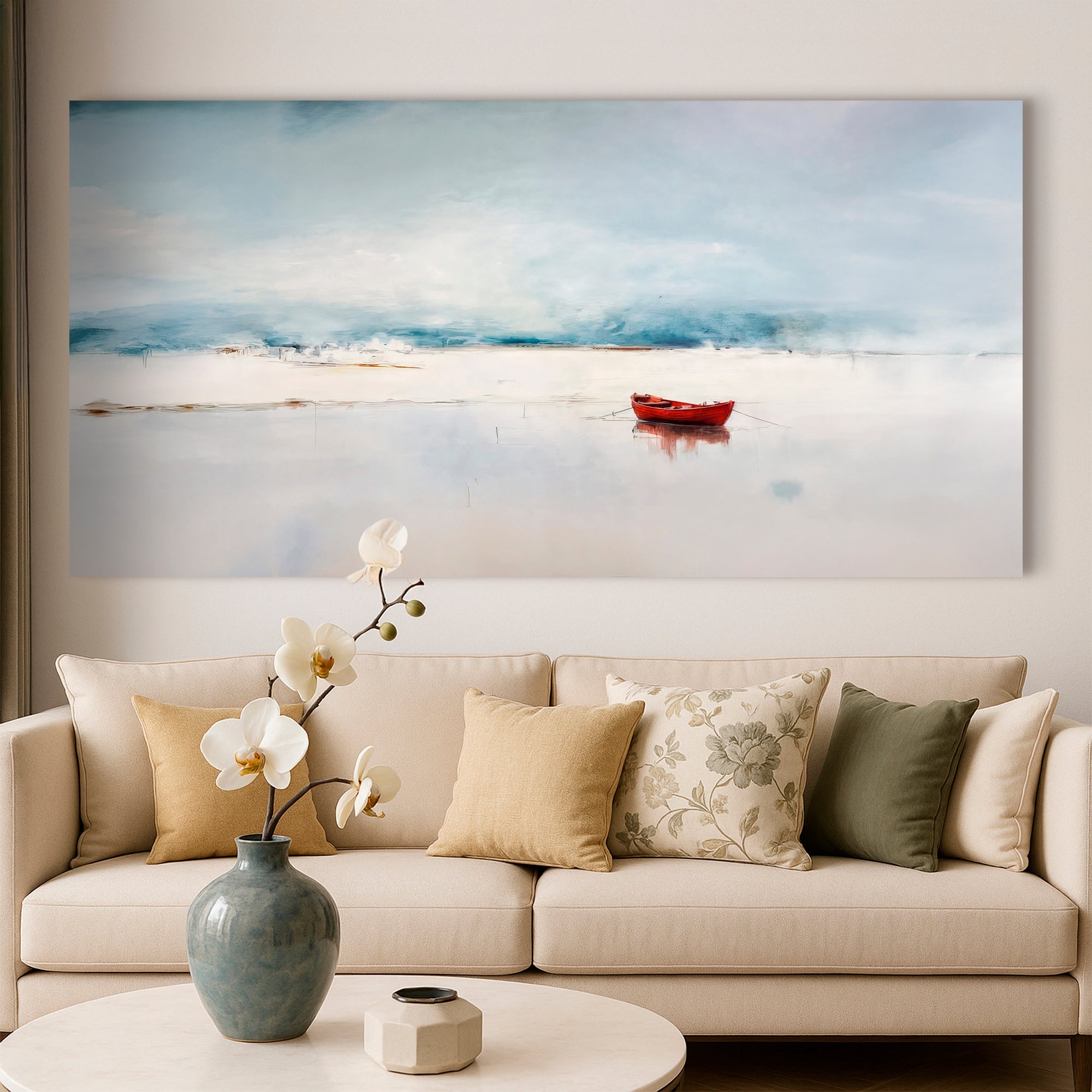 Misty Morning Abstract Wall Art