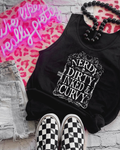 nerdy dirty inked & curvy unisex tank