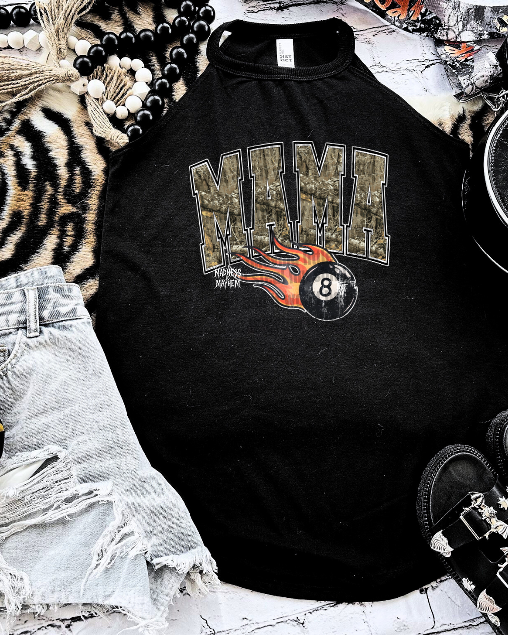camo mama rockstar tank