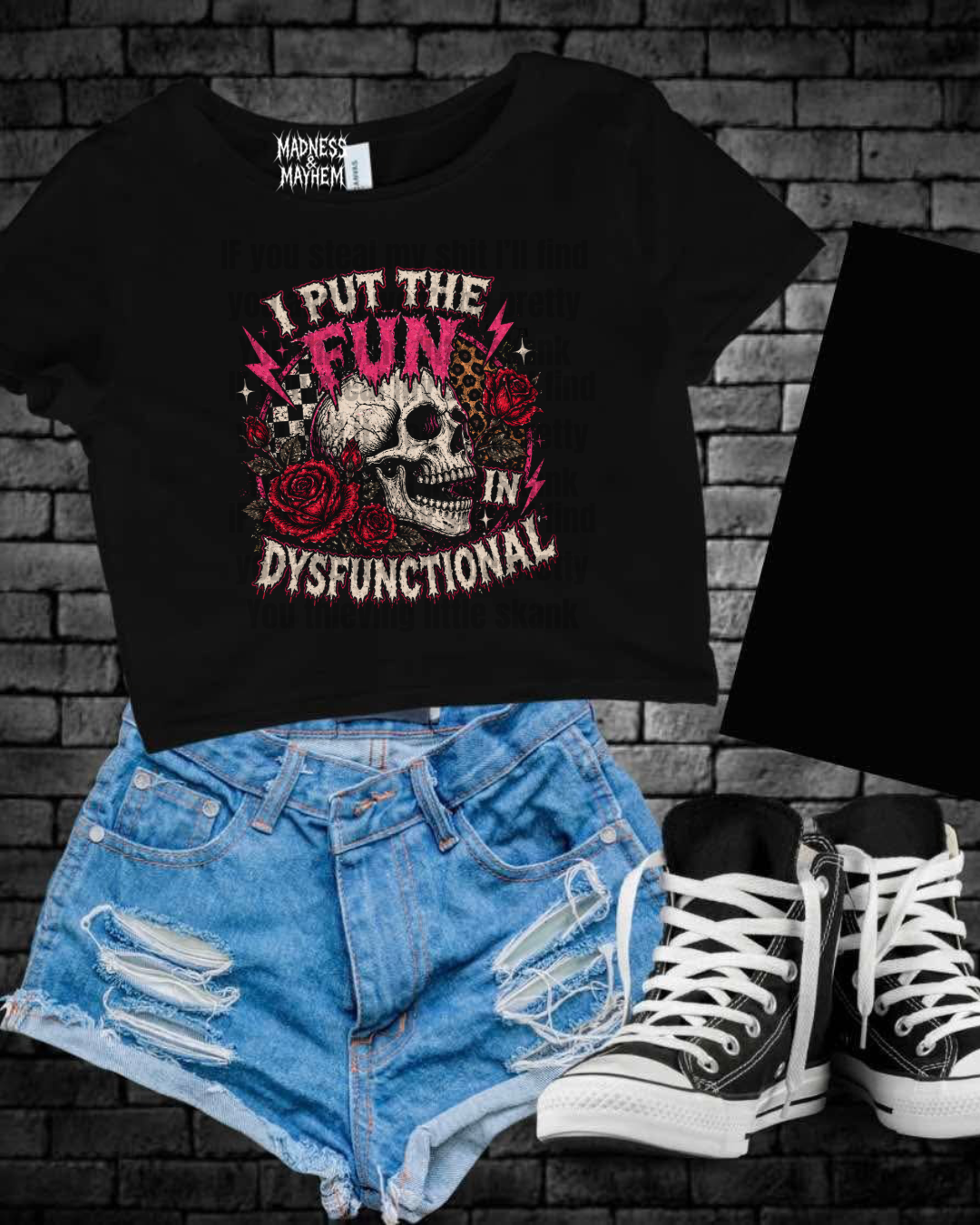 Dysfunctional Cropped Tee