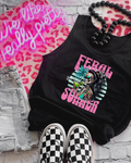 feral girl summer unisex tank