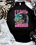 feral girl summer rockstar tank