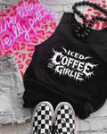 iced coffee girly unisex tank