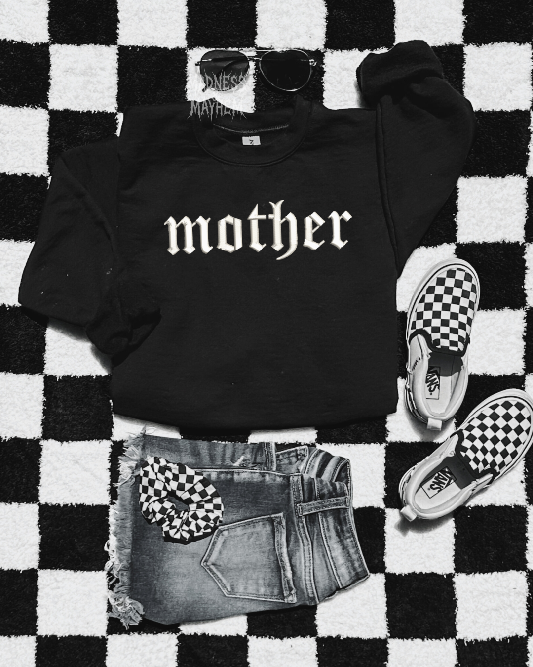 Mother embroidered sweatshirt