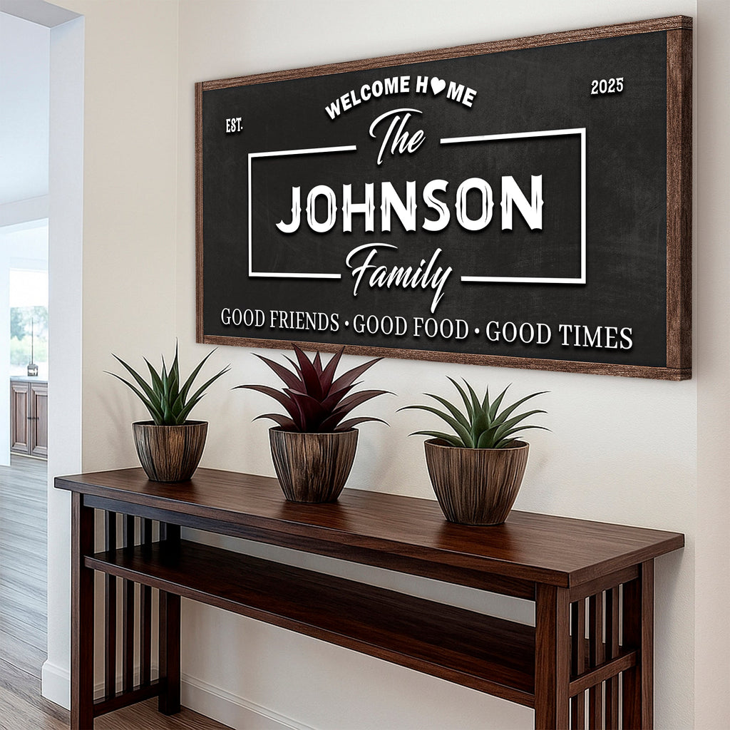 Welcome Home Wall Sign