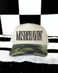 Camo misbehavin embroidered Hat