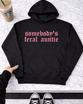 Feral auntie Embroidered Hoodie
