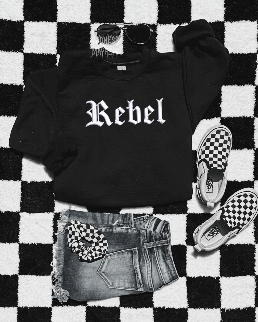 Rebel embroidered sweatshirt