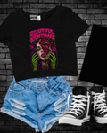 Beautiful disaster Cropped Tee
