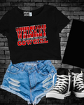 Whiskey cowgirl Cropped Tee