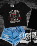 Shit show supervisor Cropped Tee