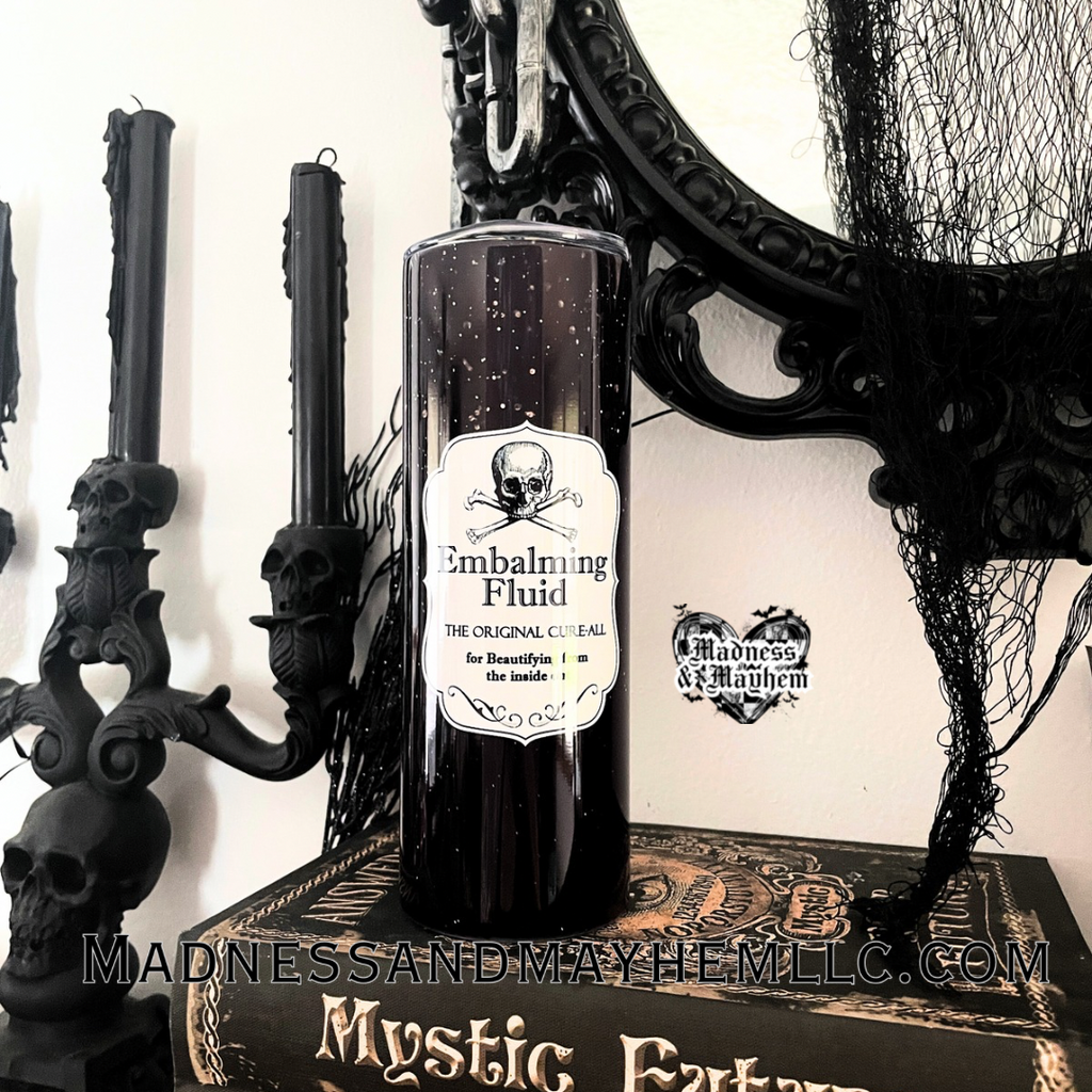 Embalming fluid Halloween 20oz Tumbler
