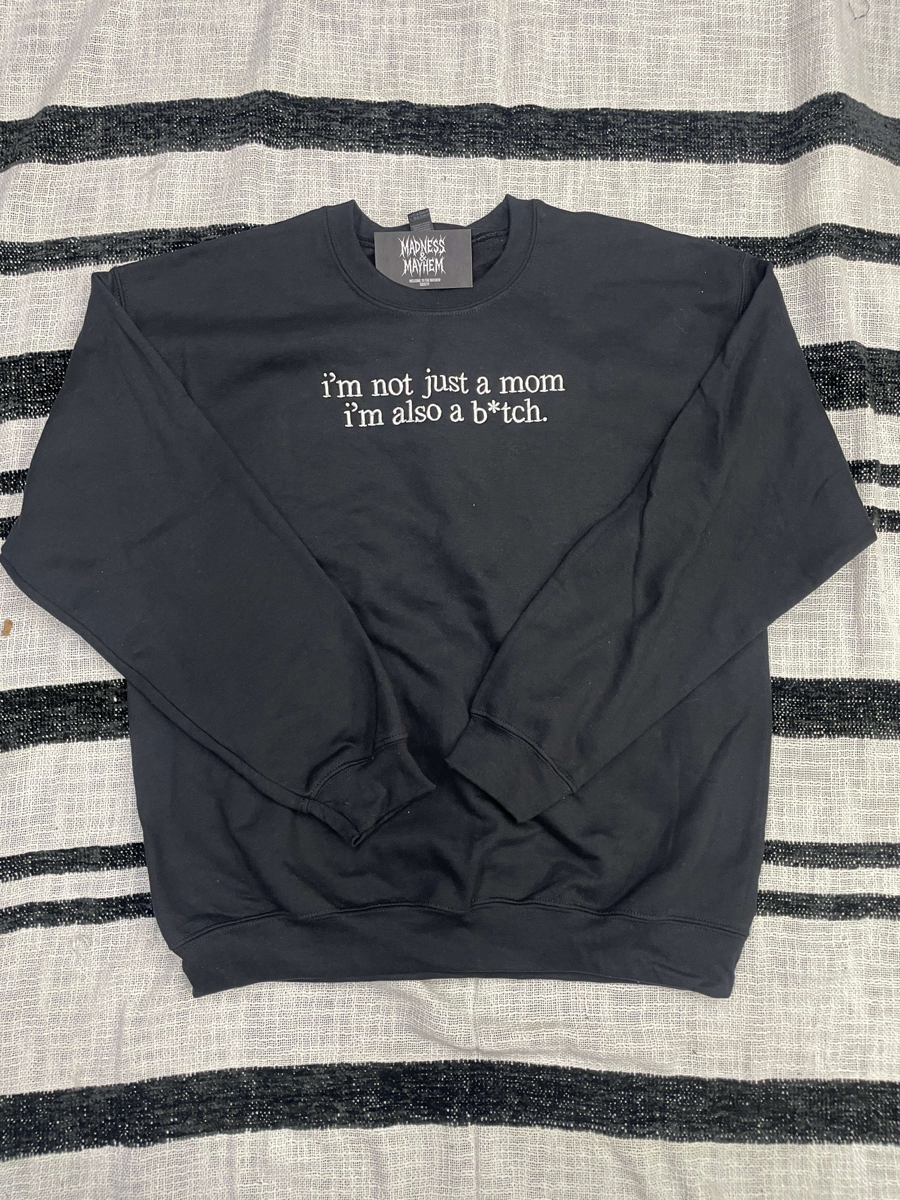 Large not just a mom READY TO SHIP