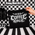 Metal iced coffee girlie tshirt