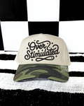 Overstimulated camo embroidered Hat