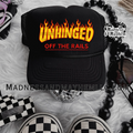 Unhinged off the rails Trucker Hat