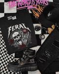 Feral skull tshirt