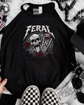 feral skull rockstar tank