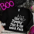 Spooky shit Halloween crew neck sweatshirt