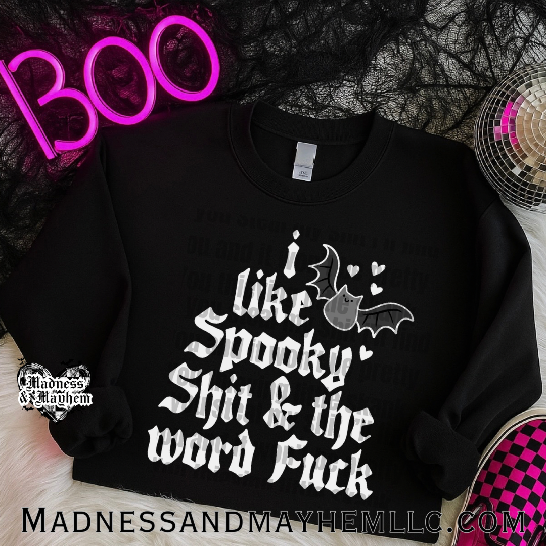 Spooky shit Halloween crew neck sweatshirt