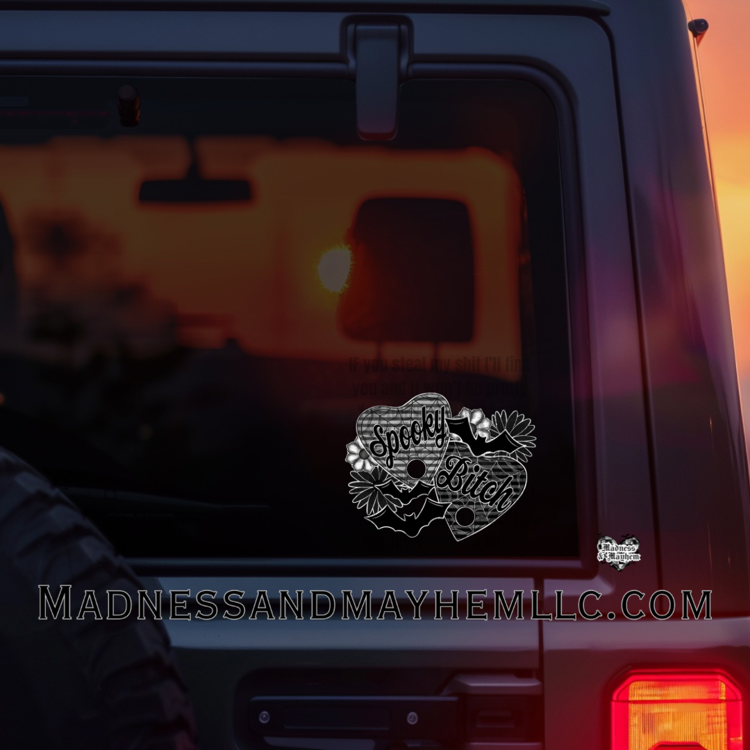 Spooky bitch Decal