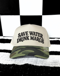 Drink margs camo embroidered Hat