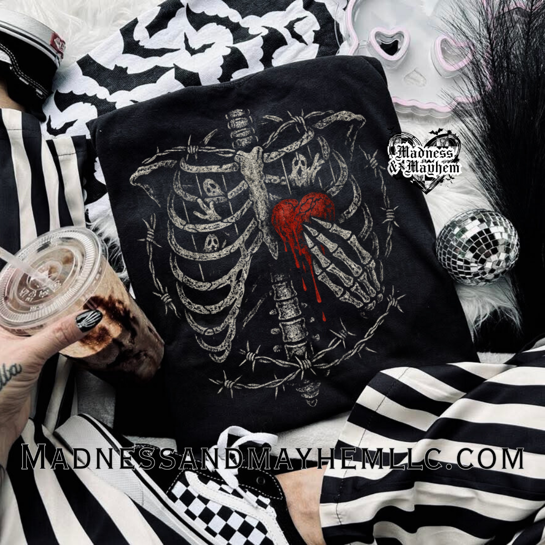 Bleeding heart ribcage Shirt