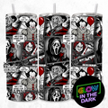Horror glow in the dark Halloween 20oz Tumbler