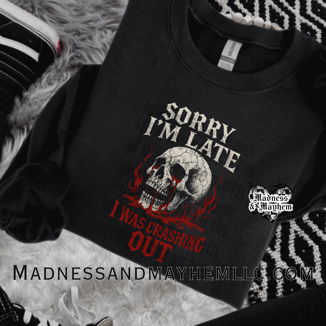 Crashing out sweatshirt
