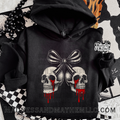 Skull cherry hoodie