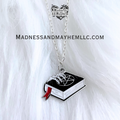Witch book Necklace