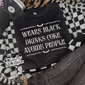 Wears black Coke Shirt (finished product)