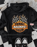 Feral moms club zip up hoodie