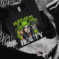 Mayhem & beauty crew neck sweatshirt (finished product)