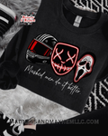 Masked men crew neck sweatshirt