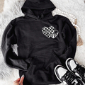 Madness & Mayhem barb wire heart exclusive hoodie (finished product)