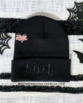Bitch embroidered beanie