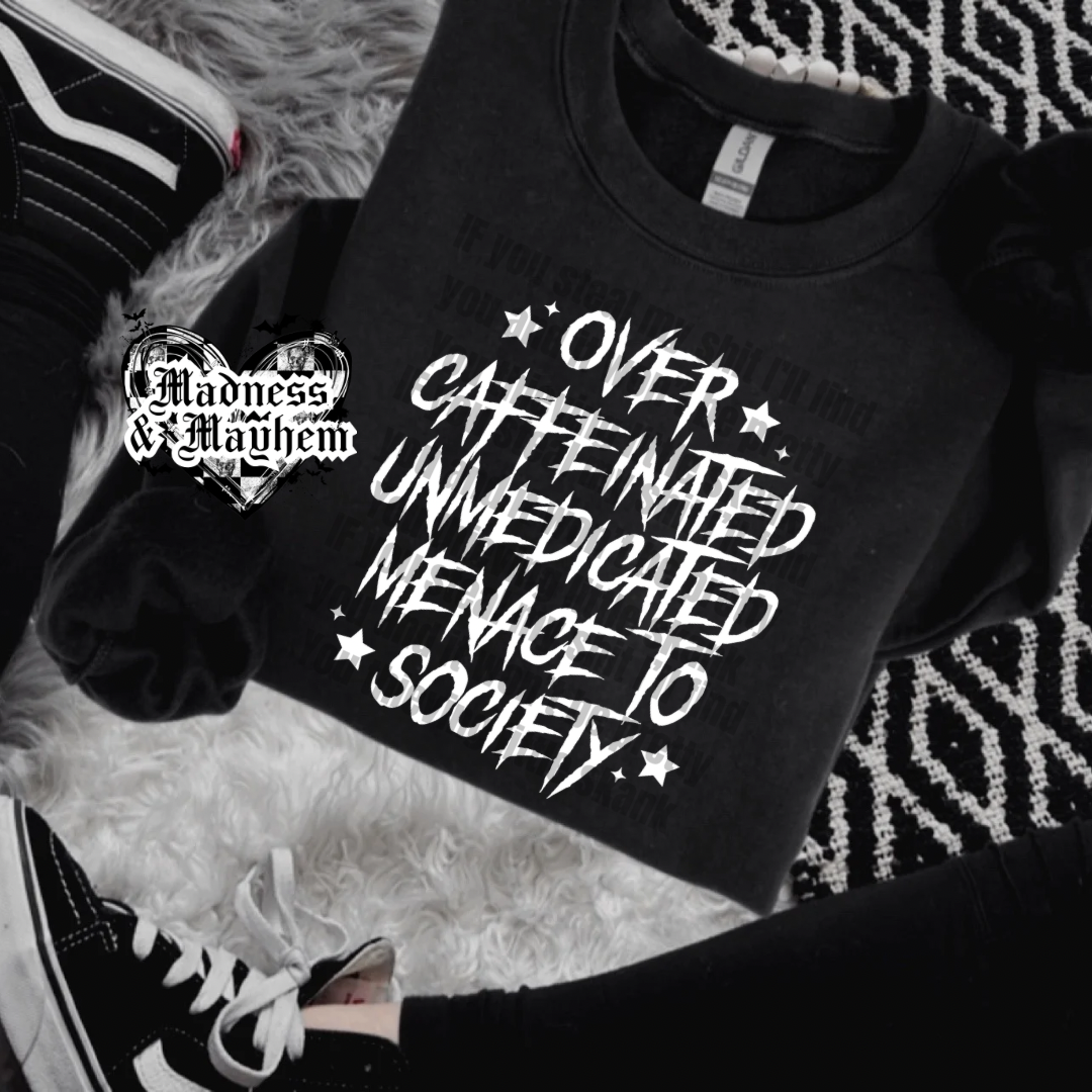 White menace to society sweatshirt