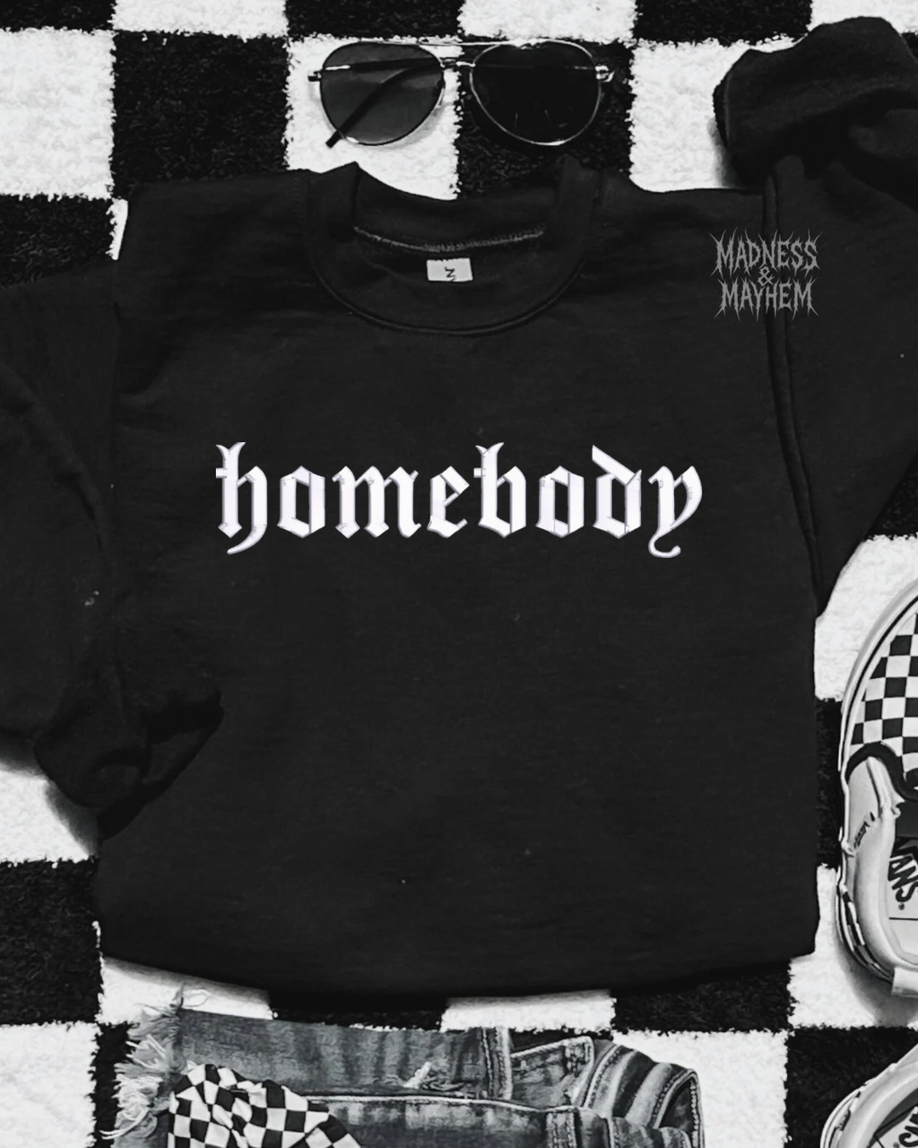 Homebody embroidered sweatshirt
