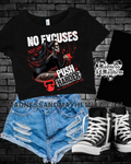 No excuses Cropped Tee