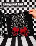 Checkered skull cherry Shirt
