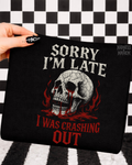 Crashing out shirt
