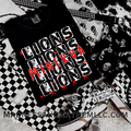 Minerva Lions splatter stack shirt