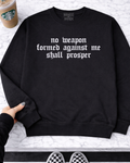 No weapon embroidered sweatshirt